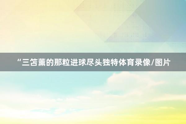 “三笘薰的那粒进球尽头独特体育录像/图片