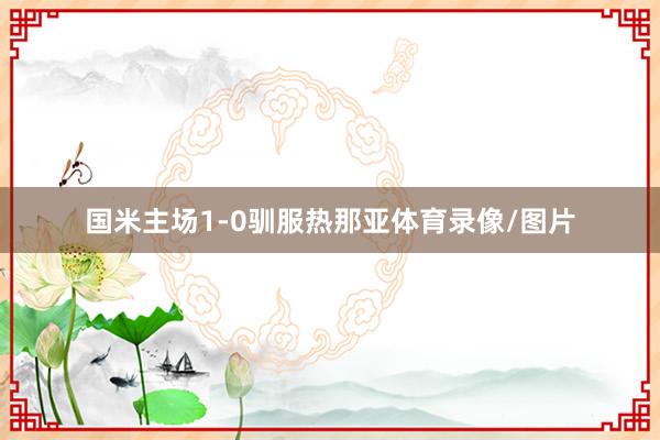 国米主场1-0驯服热那亚体育录像/图片