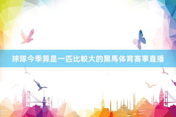 球隊今季算是一匹比較大的黑馬体育赛事直播